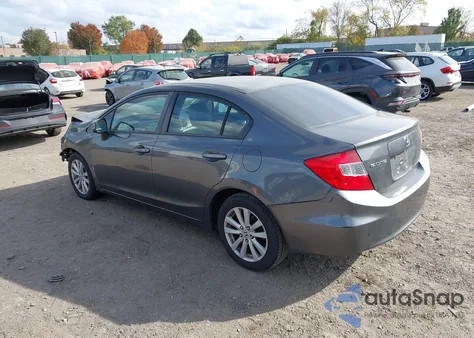 2012 Honda Civic Ex from USA, damaged, VIN 2HGFB2F8XCH500388